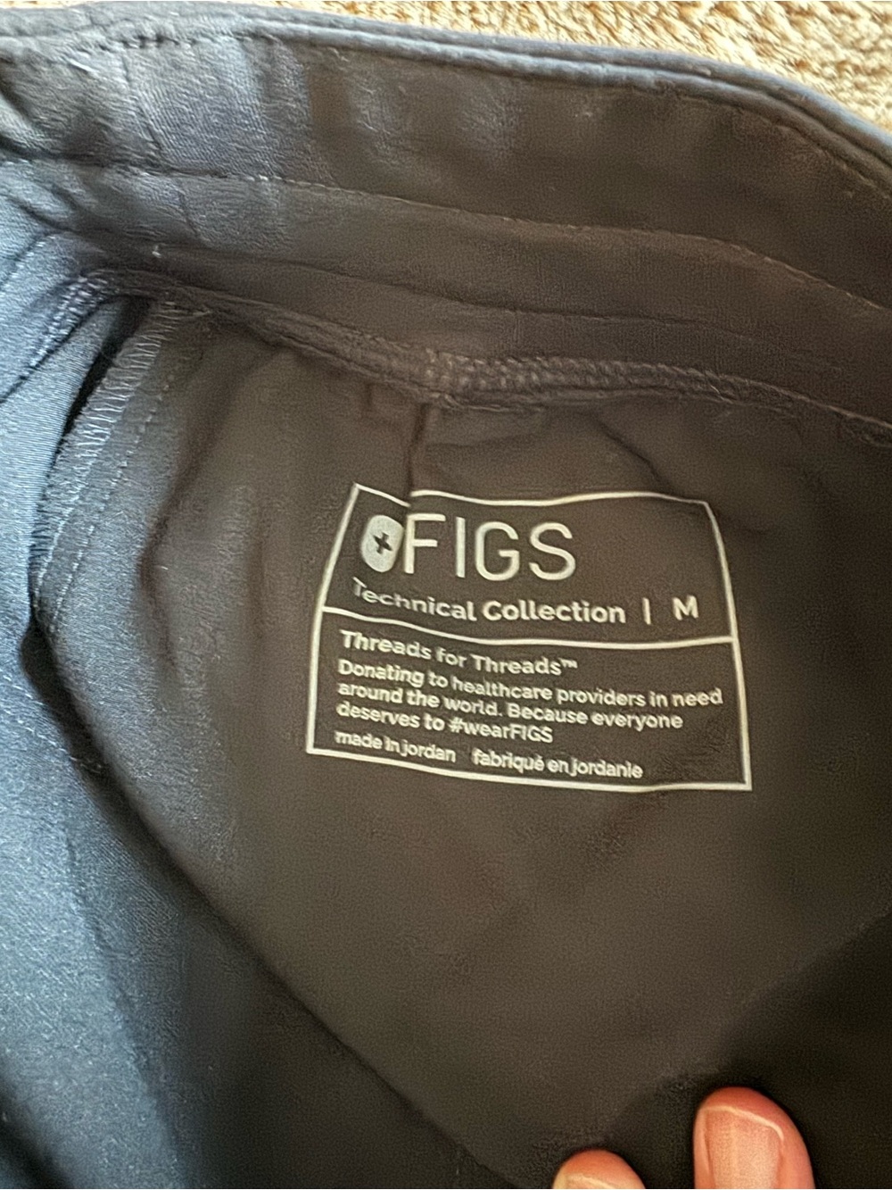 Figs Black Technical Collection Scrub Joggers- NEVER WORN - Picture 2 of 2